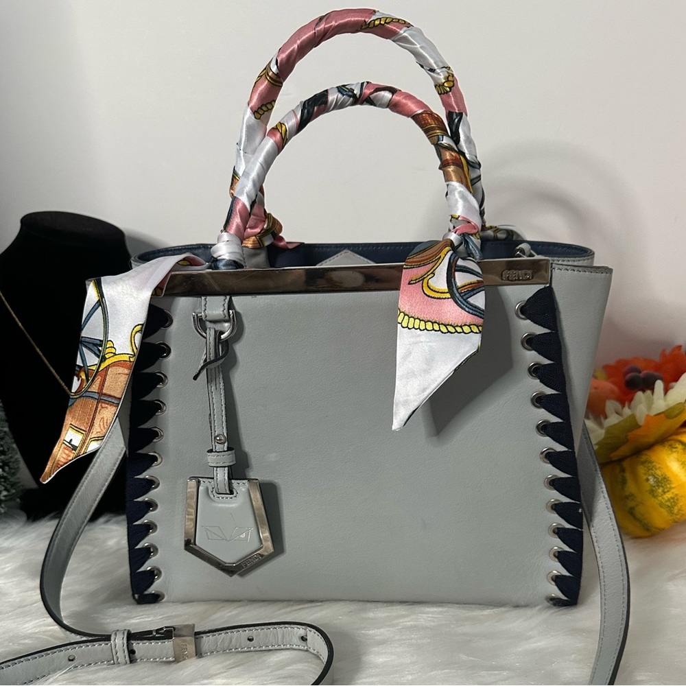 Authentic Fendi 2Jours Whipstitch Petite
